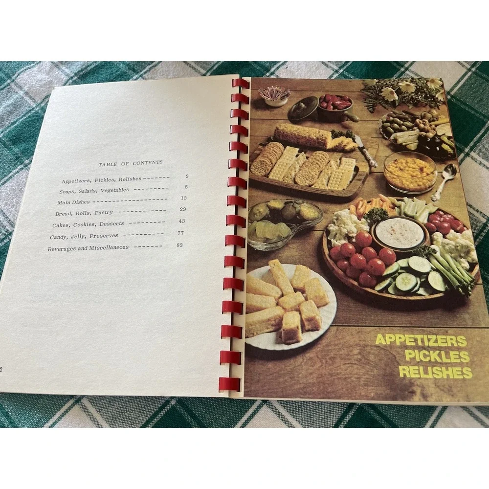 Church Cookbook United Penecostal Church Hennepin Oklahoma Vintage Spiral Bound